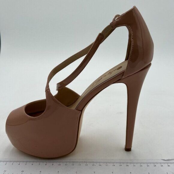 Women's Platform Stilettos Sandals with Cross Strap, Criss cross heels - Picture 2 of 8